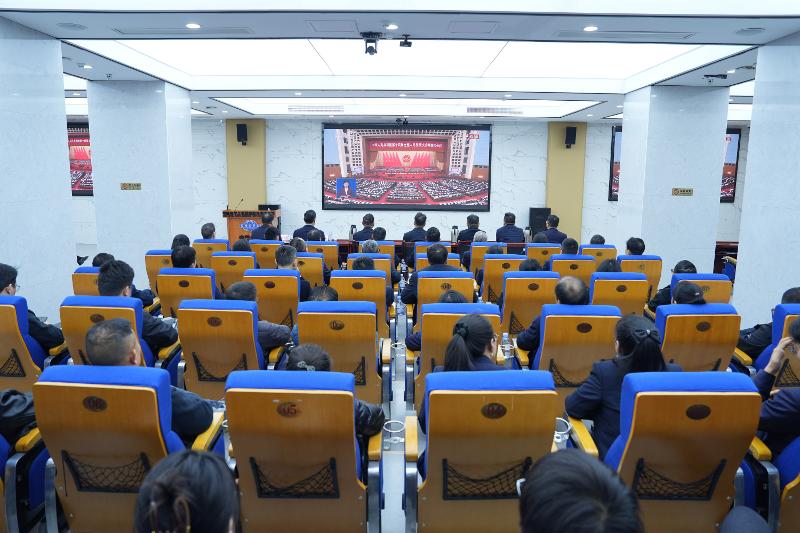 聚焦兩會 | 四化建組織收看十四屆全國人大四次會議開幕會
