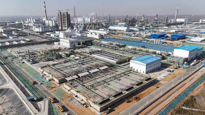 六比六創 實干爭先 | 四化建中煤榆林煤炭深加工基地項目污水處理裝置順利中交