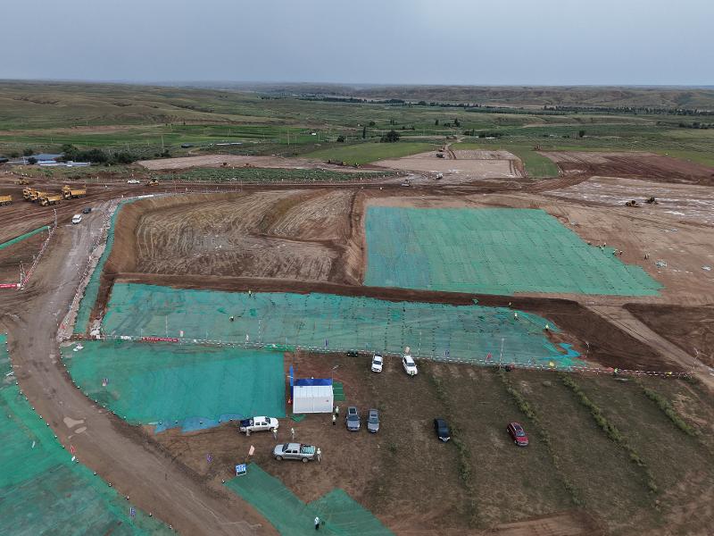 六比六創 實干爭先 | 四化建華南公司庫布齊沙漠送電上海工程提速攻堅