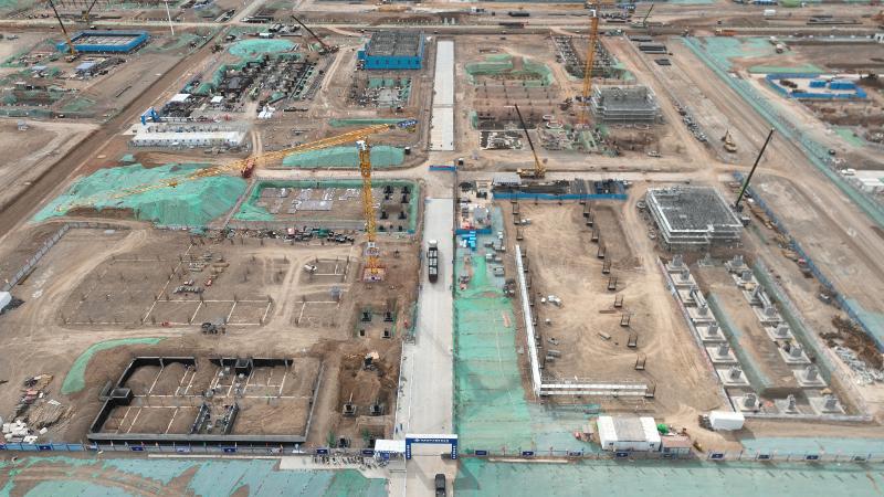 六比六創(chuàng) 實(shí)干爭(zhēng)先 | 大干120天！四化建新疆山能化工煤制烯烴項(xiàng)目百日會(huì)戰(zhàn)全面提速